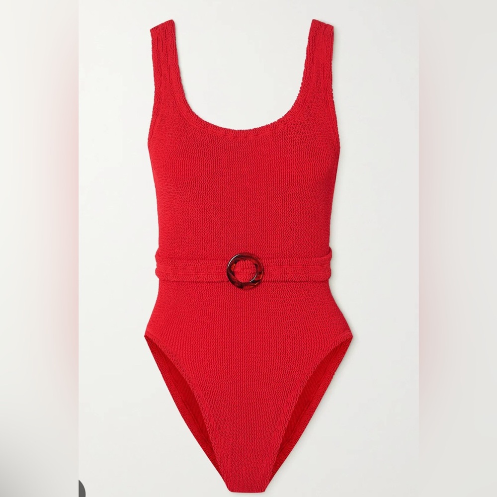 Hunza G Solitaire Belted One Piece NWOT
